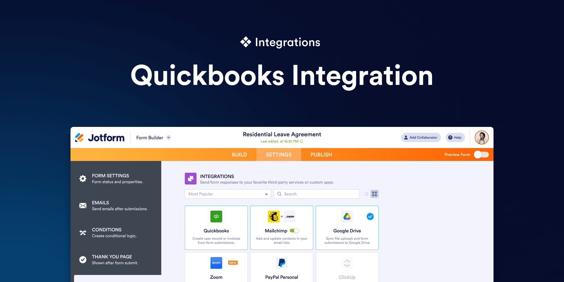 jotform quickbooks